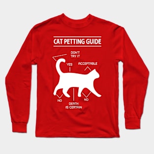 Cat Petting Guide Long Sleeve T-Shirt